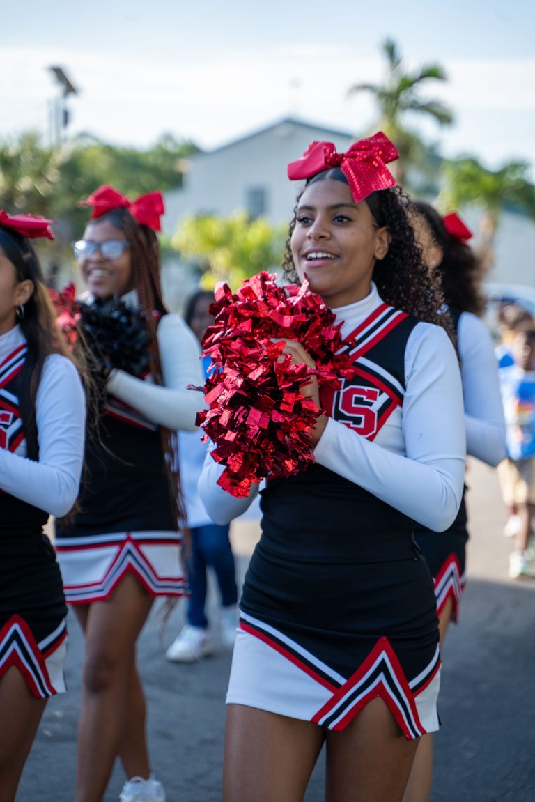 Collins Elementary Parade Cheerleaders