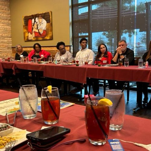 Pictures from the January 13, 2023 luncheon sponsored by the ORC Family Foundation with guests from the nine schools in our School Grant Program.  Each school shared how they are putting the grant funds to work. This year’s event was held at the Rodisio Grill in Dania Pointe.