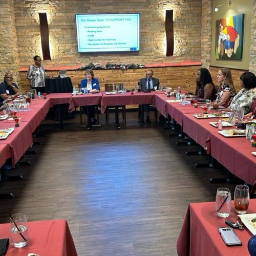 Pictures from the January 13, 2023 luncheon sponsored by the ORC Family Foundation with guests from the nine schools in our School Grant Program.  Each school shared how they are putting the grant funds to work. This year’s event was held at the Rodisio Grill in Dania Pointe.